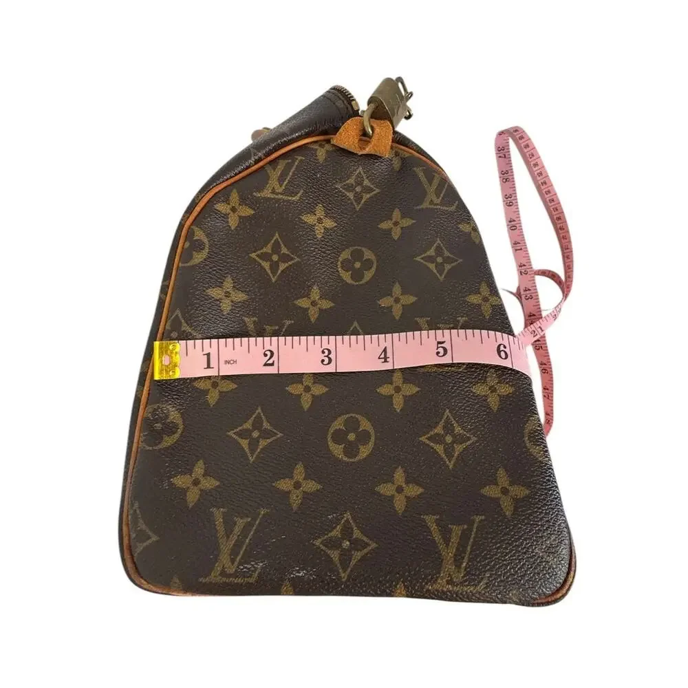 Louis Vuitton Baby Speedy 30 Monogram Canvas Satchel Handbag